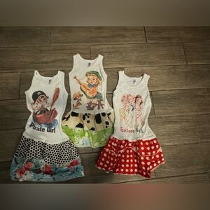 Vintage Lucy three dress set. Size 6.